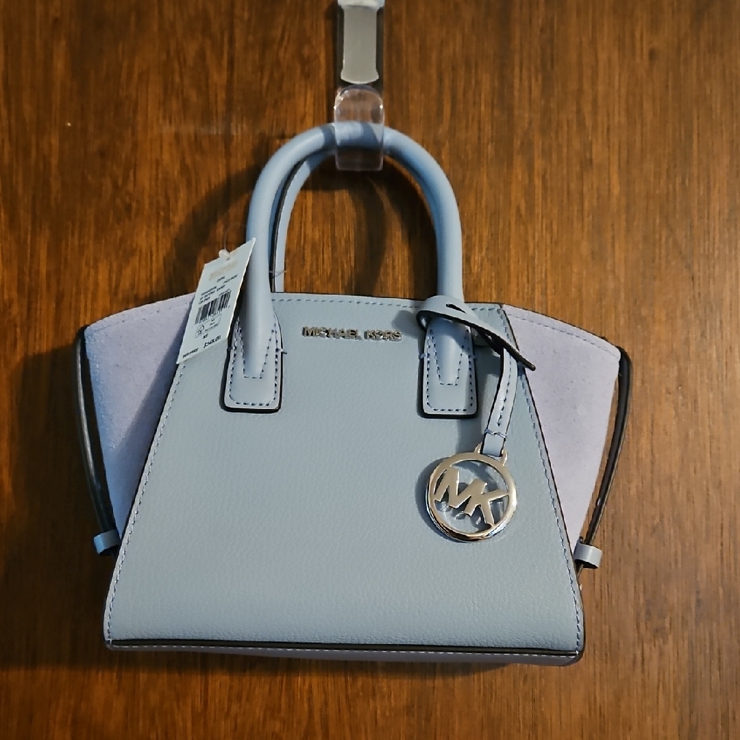 Michael Kors Blue Handbag, 7.5" W X 6" H X 3" D Nwt. Handle 4"